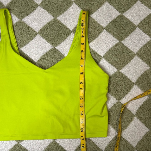 OFFLINE by Aerie Real Me Low Key Longline Sports Bra in Lime Slush - Picture 6 of 9